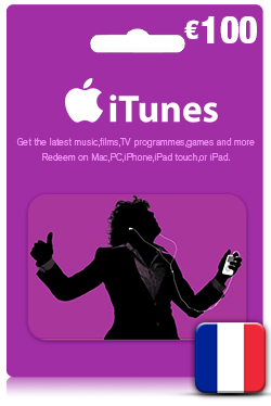 iTunes Gift Card 100 Euro- FR