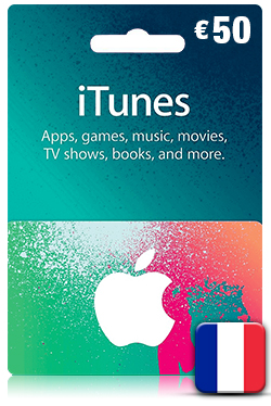iTunes Gift Card 50 Euro- FR