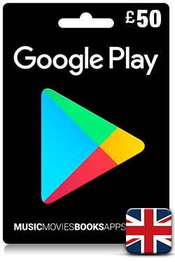Google Play Gift Card 50 GBP - UK