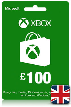 Xbox Live Gift Card - 100 GBP [ UK ]