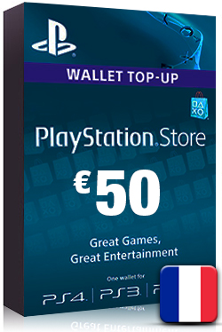 PlayStation Network Card PSN Key 50 Euro [ FR ]