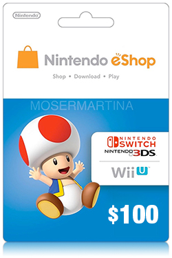 Nintendo eShop Prepaid Card 100 USD - US