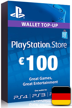 PlayStation Network Card PSN Key 100 Euro [ DE ]