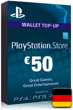 PlayStation Network Card PSN Key 50 Euro [ DE ]