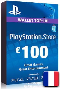 PlayStation Network Card PSN Key 100 Euro [ FR ]